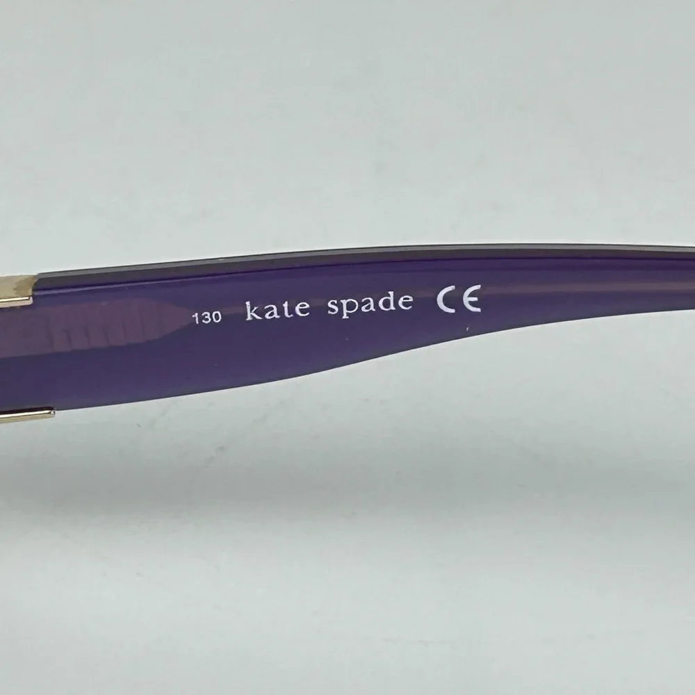 Kate Spade Jordan 0DU6‎ Women's Eyeglasses Frame Purple Plastic Full Rim 130 mm